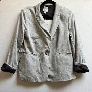 Paraphrase cotton blend gray blazer Sz M